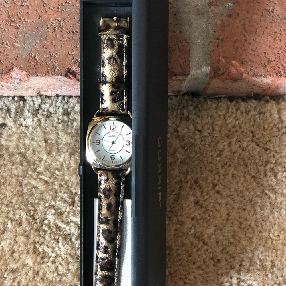 Gossip Animal Print Watch